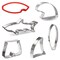 CookieCutter.Com - Surfs Up Cookie Cutter 6 Pc Set – 5.75 in Shark, 3.5 in Shark Fin, 5 in Surfboard, 5 in Surfboard with Bite, 3.5 in Swimming Trunks, 4.25 in Wave